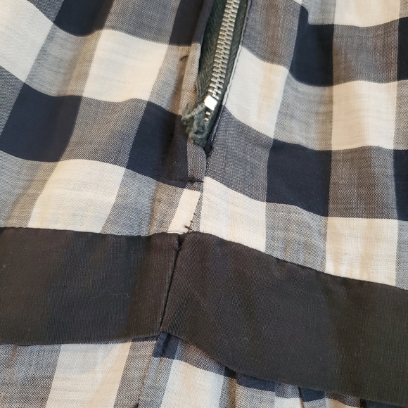 Vintage handmade checked circle skirt, Small - Picture 5 of 6